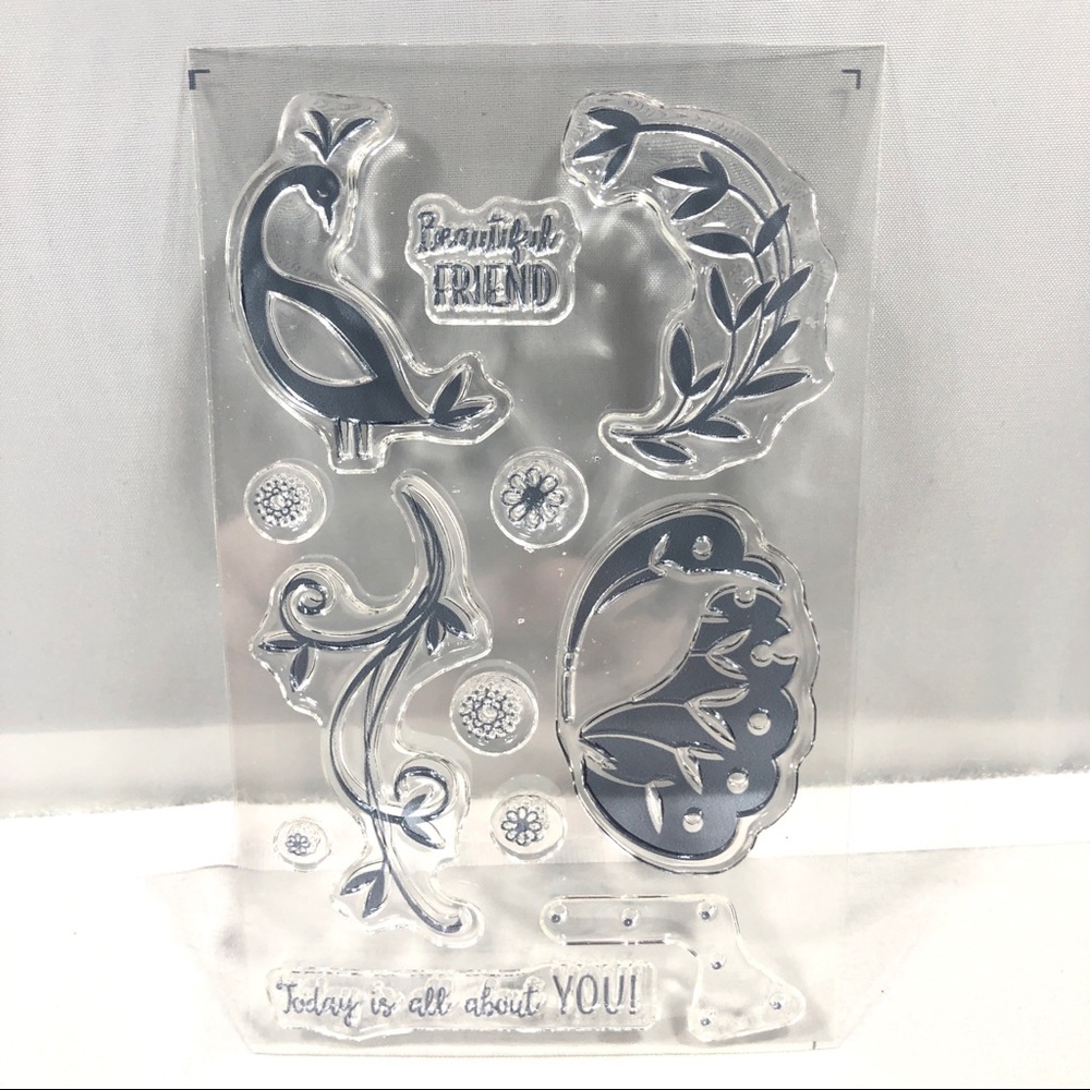 Stampin’ Up! BEAUTIFUL PEACOCK Stamps Set (12 stamps)  Item 147239 - Picture 3 of 3